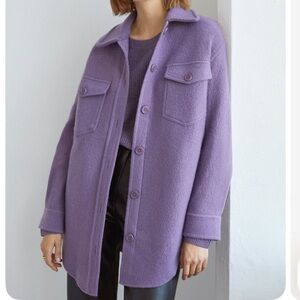 Wilfred Free Ganna Shirt Jacket size Small